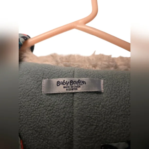 Baby Boden Snowsuit Baby Girl Size 6-12 Months Floral Colorful - Picture 6 of 9